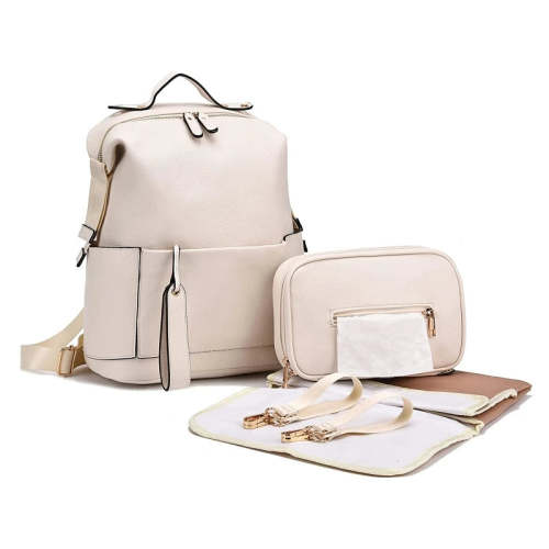 Stylish Leather Diaper Bag