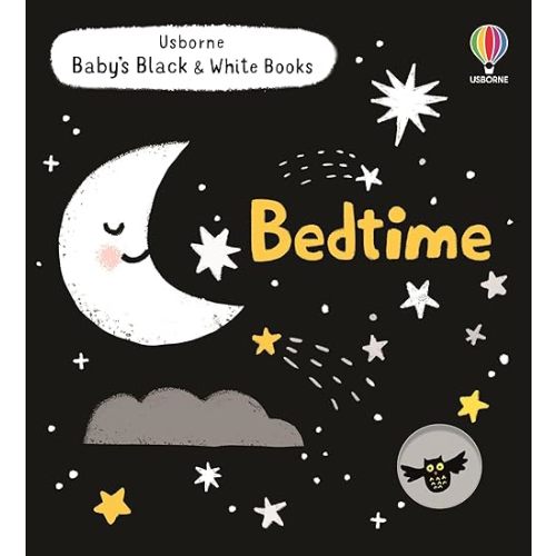 Baby's Black and White Books: Bedtime: A Striking Board Book with Peek-Through Holes about Bedtime
