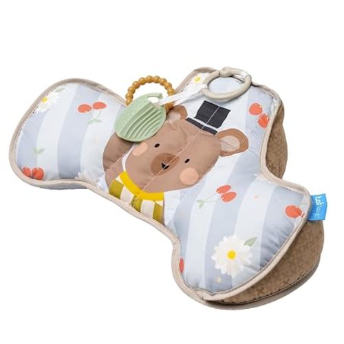 Taf Toys Tummy Time Toys Ergonomic Toy & Teether for Infant Newborn Supportive Baby Tummy Time & Neck Strengthening Develops Muscles for Crawling Montessori Sensory Toy Tummy Time Toys 0-6 Months