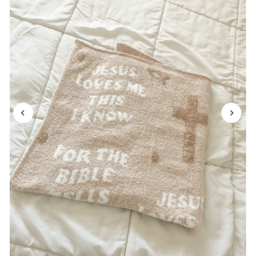 Jesus Loves Me This I Know Plush Blanket – OUR HOUSE ABOVE
