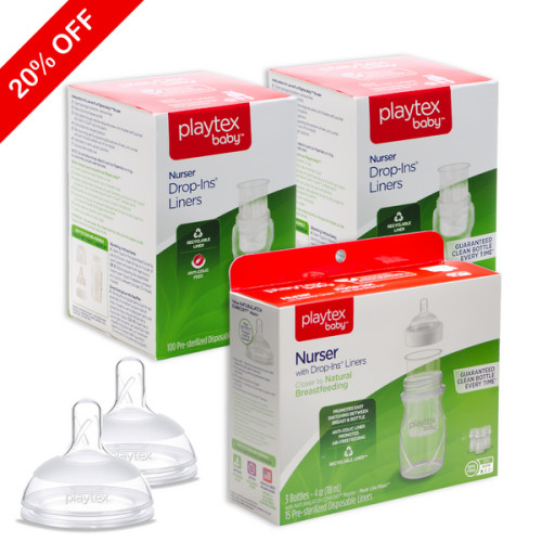 Playtex Baby Bundle: Ultimate Feeding Essentials Kit - PlaytexBaby