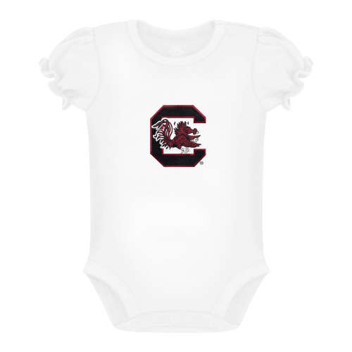South Carolina Gamecocks Puff Sleeve Bodysuit | College Baby