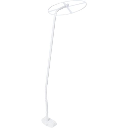 Pissente Net Stand, Oval Shape Canopy Net Holder Fits Cots and Cot Beds Mosquitos Net Stand Holder Set Adjustable Clip On Crib Canopy Holder Rack Mosquitos Net Accessories