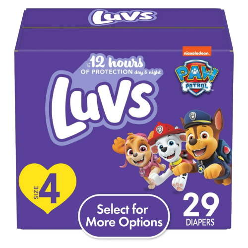 Luvs Diapers, Size 4, 29 Count