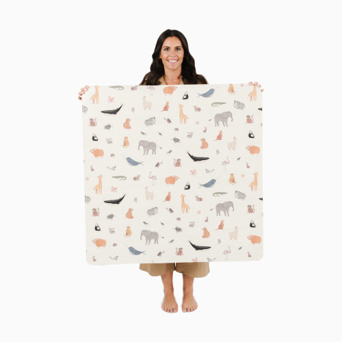 Gathre Easy Clean High Chair & Play Mat - Menagerie