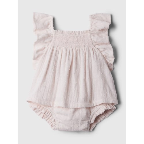 Baby Flutter Outfit Set in barely pink