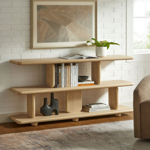 Modway Lyle Sculptural 2-Tier Bookshelf & Reviews | Wayfair