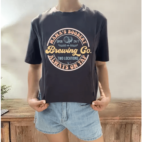 Mamas Boobery Colorful Breastfeeding T-shirt – Giftifymama