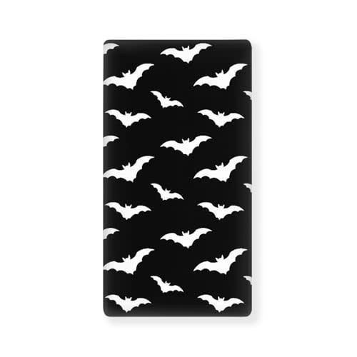 Winpema Black Bat Fitted Crib Sheet Bats Baby Crib Sheet Fit Standard Crib and Toddler Mattress,Crib Mattress Sheets for Boys Girls 28"x52"