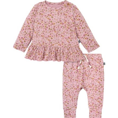 Peplum Top and Pants Set, 6-9M