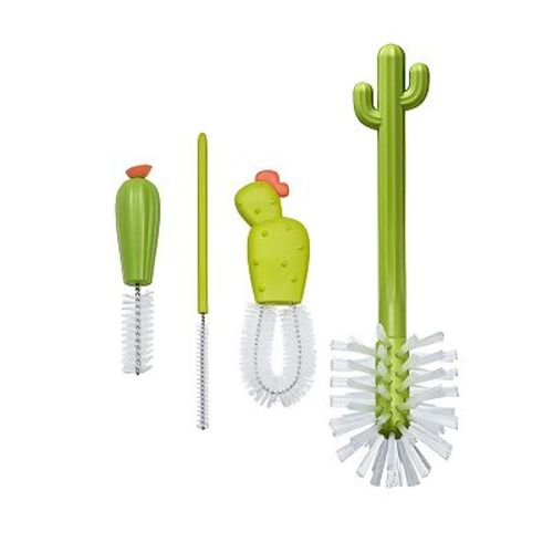 Boon 4-Piece Cacti Baby Bottle Brush Replacement Set