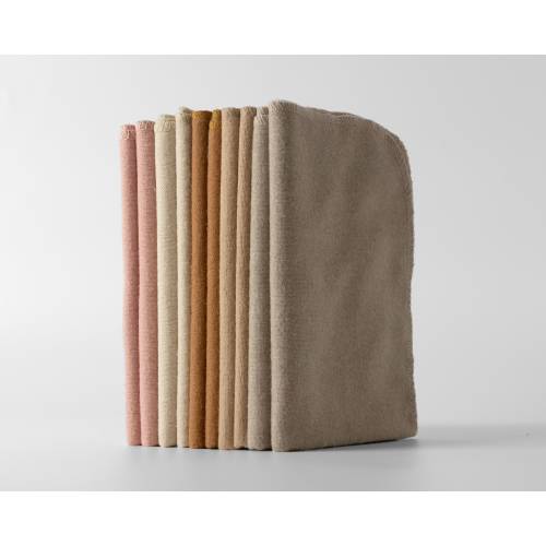 Pastel Oceanside Beach 100% Cotton Flannel Towels Set 1-ply Paperless Towels Reusable Wash Cloth Ocean Forest Zero Waste Kitchen