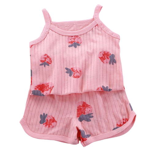 Soepste 18 Months Girl Clothes Baby Clothes For Girls Toddler Girl Outfits Baby Girl Summer Clothes Sleeveless Tops And Shorts Clothing Sets