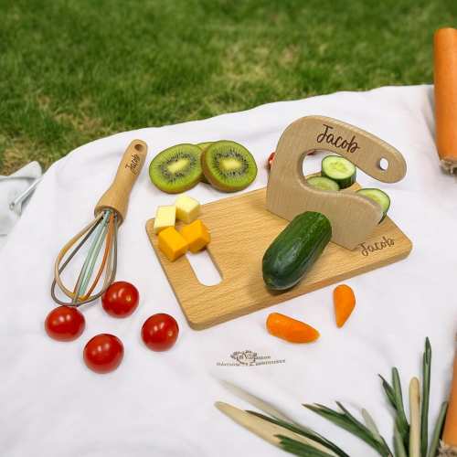 Personalized Montessori Toys  gifts Safe Wooden Knife for Kids, Children's Utensil Montessori ,Christmas  gift