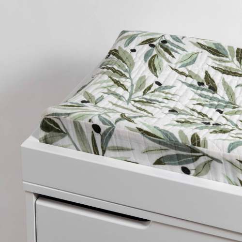 Babyletto Quilted Changing Pad Cover in GOTS Certified Organic Muslin Cotton – Namesake