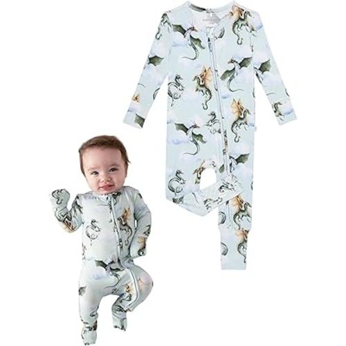 Posh Peanut Convertible Baby Sleepers - Footless Baby Pajamas with 2 Way Zipper for Easy Diaper Changes