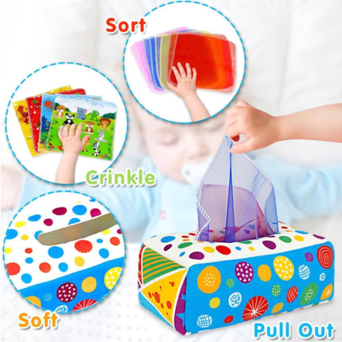 Aiduy Baby Tissue Box Toy