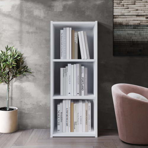 Castle Place Classic 3-Cube Wood Bookcase Storage
