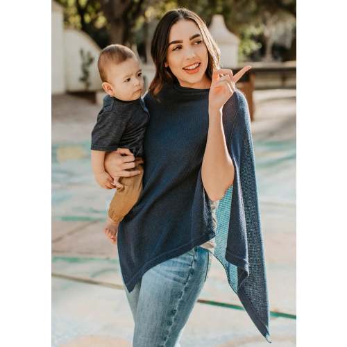 The Navy Cocoon™ Breathable Nursing Cover