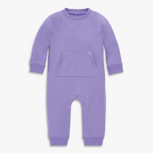 Baby sweatshirt romper - Iris / 0-3