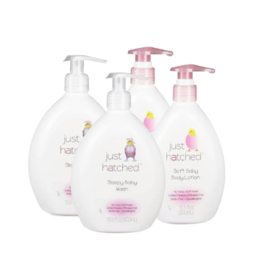 Night Time Baby Routine Wash + Lotion – Just Hatched