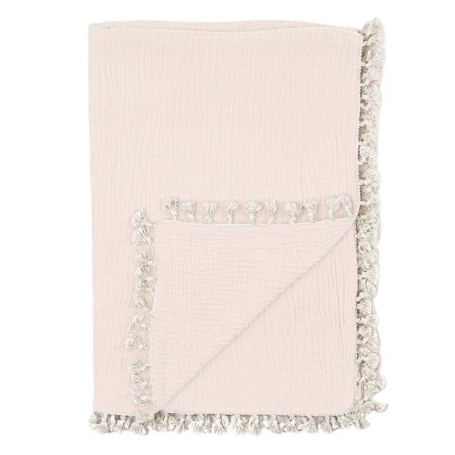 6-Layer Muslin Cotton Baby Blanket (Desert Pink)
