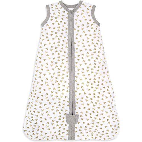 Burt's Bees Baby Unisex-Baby Beekeeper Wearable Blanket, 100% Organic Cotton, Swaddle Transition Sleeping Bag