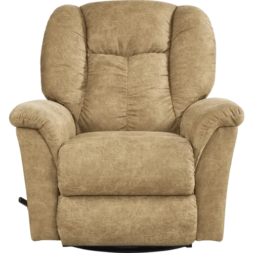 La-Z-Boy Jasper IV Brown Knitted Swivel Rocker Recliner | Rooms to Go