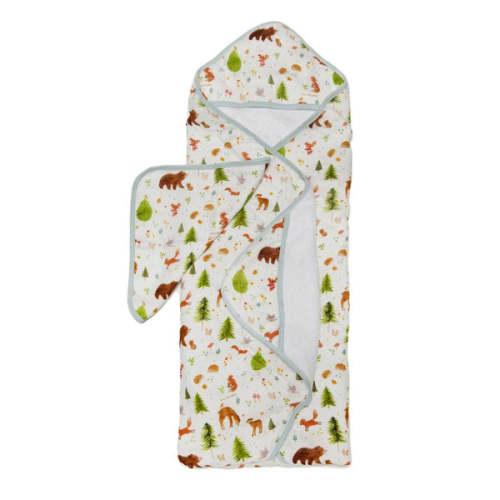 Hooded Towel Set - Forest Friends – Green Bean Baby Boutique