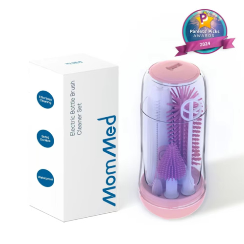 Electric Bottle Brush Set Pink UV Light