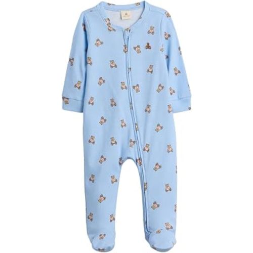 GAP Baby-Boys Two Way Zip Footed One-piece Outfit