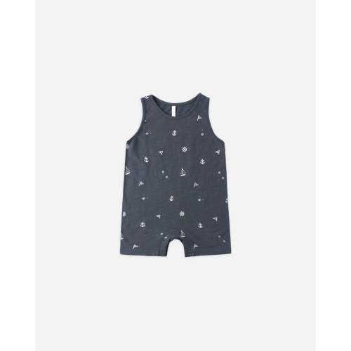 Sleeveless One-Piece Maritime