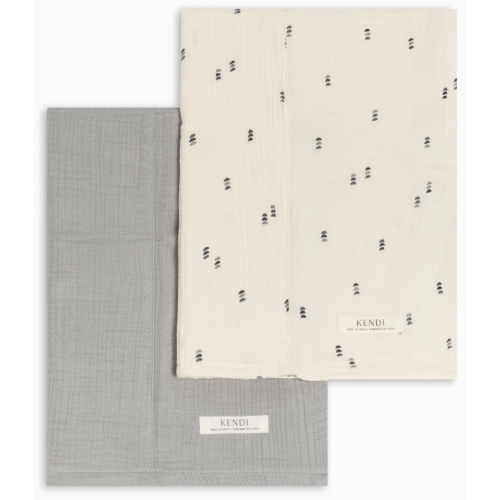 2-Pack Muslin Burp Cloths