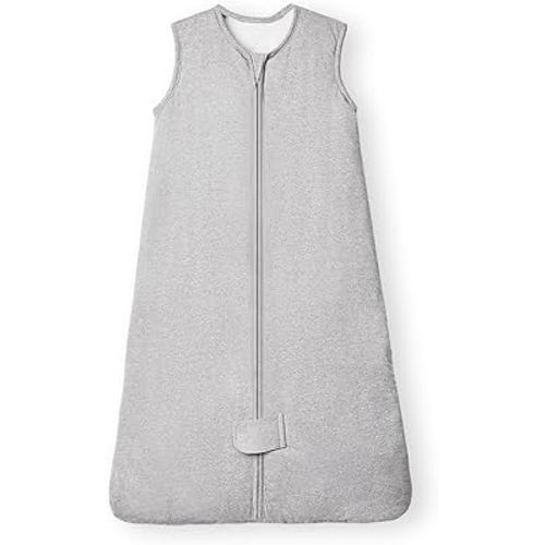 TotAha Toddler Sleep Sack 1.0 TOG for 2T-3T-4T, Soft Wearable Blanket Baby Sleep Bag with 2-Way Safe Zippers,Fluffy Extra Large Sleeping Sacks, Grey