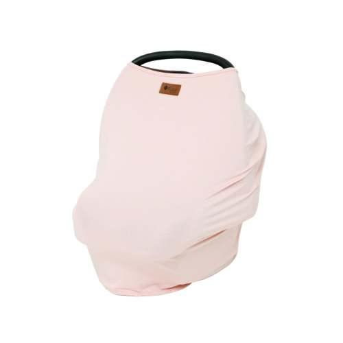 Bamboo Car Seat Cover in Blush | Kyte Baby
