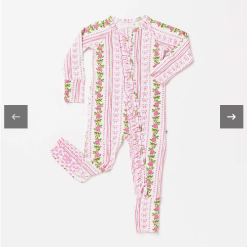 Bowquet of Roses Convertible Ruffle Romper
