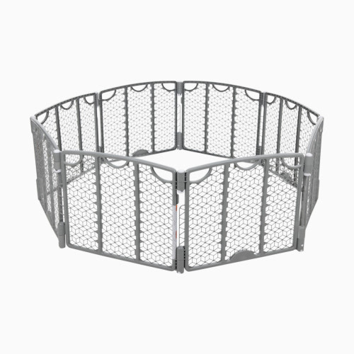 Evenflo Versatile Play Space 8 Panel - Cool Gray