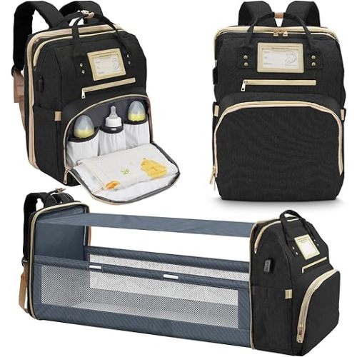 Diaper Bag Backpack, Baby Bag Shower Gifts, Baby Registry Search, Gifts for Mother, Newborn Essentials Diaper Bags Accessories Unisex Dad Mom Mens