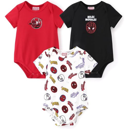 Disney Baby Viscose Made from Bamboo 3-Pack Bodysuits Set Newborn to Infant