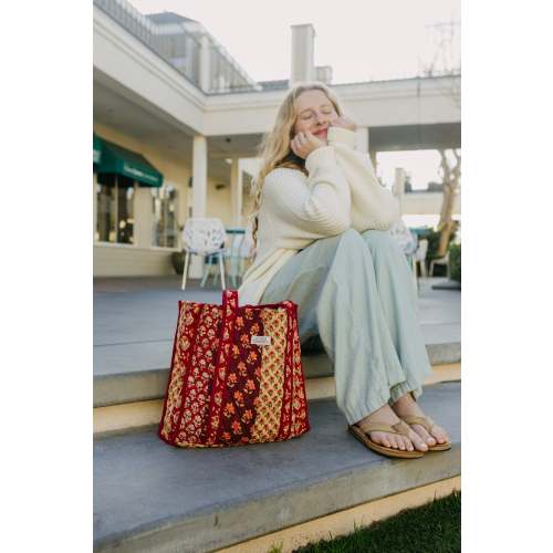 Scarlett Patchwork Tote