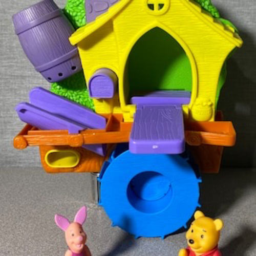 Vintage Mattel Winnie the Pooh Fun N Foamy Treehouse Bath Toy - Online Store
