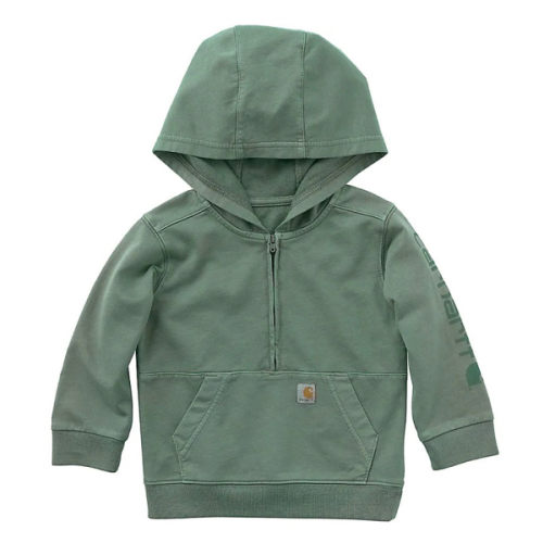 Kids' Long Sleeve Re-Engineered Garment Dye Half-Zip Sweatshirt (Baby/Toddler) | Carhartt