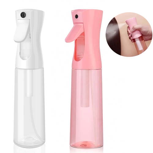 Ggpg Plastic Spray Bottles 2 Pack, Large Continuous Stream Water Bottle for Cleaning Solutions, Plants, Pet, Hair, Cooking