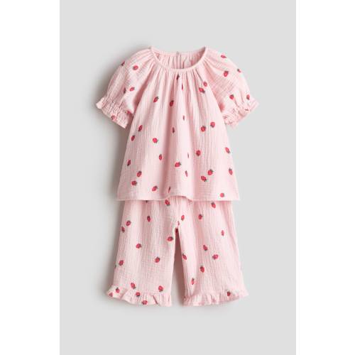 2-PIECE PRINTED MUSLIN SET