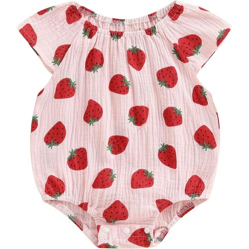 Mubineo Baby Girl Boy Summer Cotton Linen Romper Clothes Basic Plain Ruffle Sleeveless Comfy Rompers Newborn Tops