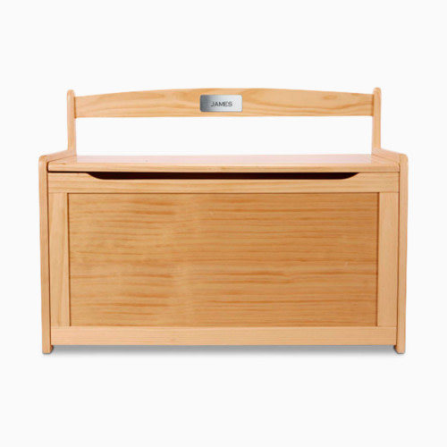 Melissa & Doug Wooden Toy Chest - Honey