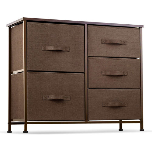 Ebern Designs Gastn 5 Drawer Double Dresser & Reviews | Wayfair