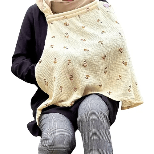 Nursing Cover for Breastfeeding, Newborn Essentials, Breathable Nursing Cover, Breastfeeding Essentials for Moms, Baby Registry Items & Postpartum Gifts, Privacy Nursing Covers