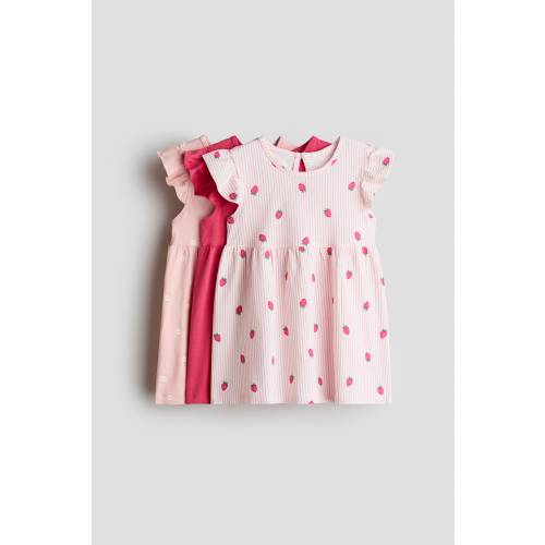 3-PACK COTTON DRESSES 18M