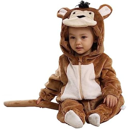 TONWHAR Unisex-Baby Animal Onesie Costume Cartoon Animal Outfit Homewear Kids' One-Piece Rompers